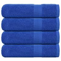 Handdoeken 4 st 50x100 cm 360 g/m 100% katoen blauw