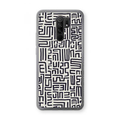 Moroccan Print: Xiaomi Redmi 9 Transparant Hoesje