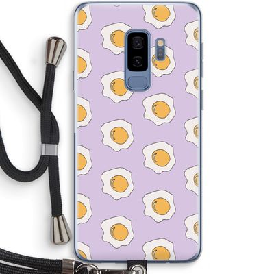 Bacon to my eggs #1: Samsung Galaxy S9 Plus Transparant Hoesje met koord