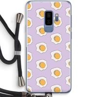 Bacon to my eggs #1: Samsung Galaxy S9 Plus Transparant Hoesje met koord