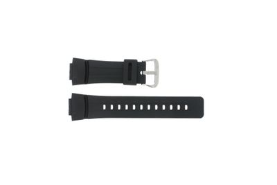 Horlogeband Casio G-100-1BV Silicoon Zwart 16mm