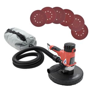 VidaXL Wand- en plafondschuurmachine met afzuigfunctie 1200 w