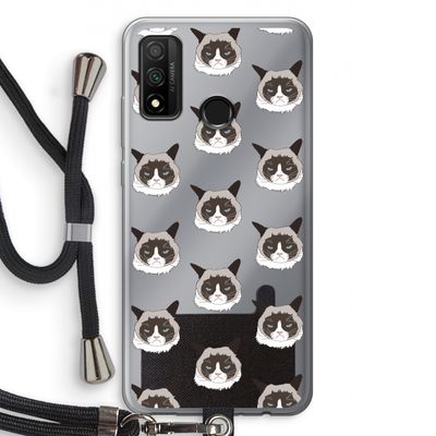 It's a Purrr Case: Huawei P Smart (2020) Transparant Hoesje met koord