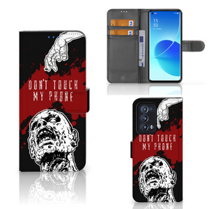 OPPO Reno 6 Pro Plus 5G Portemonnee Hoesje Zombie Blood