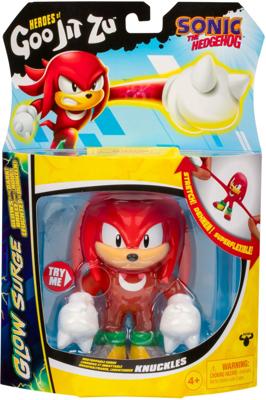 Heroes of Goo Jit Zu Sonic Figure - Knuckles Glow Surge