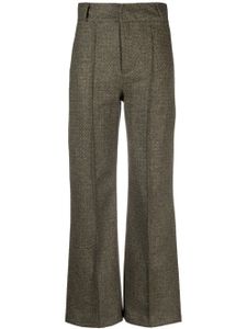 DESTREE Yoshitomo straight-leg trousers - Vert