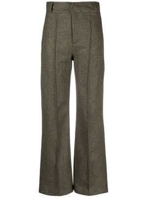 DESTREE pantalon Yoshitomo à coupe droite - Vert