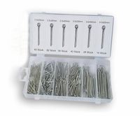 Splitpen assortiment, 300 stuks in opbergbox.