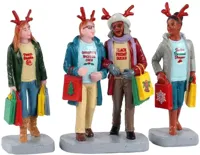 Lemax girls christmas shopping trip, s/3 kerstdorp figuur type 5 2021