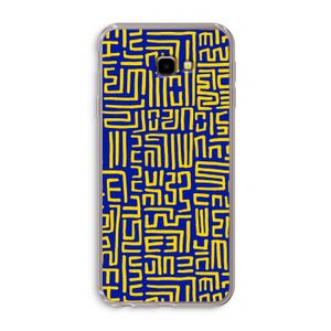 Majorelle Blue Print: Samsung Galaxy J4 Plus Transparant Hoesje