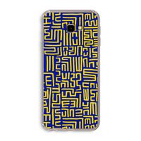 Majorelle Blue Print: Samsung Galaxy J4 Plus Transparant Hoesje