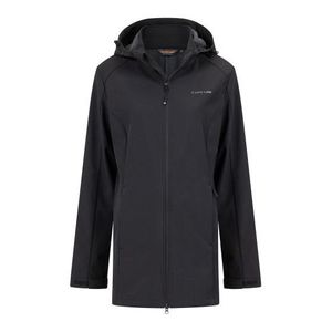 Life line Wellington Softshell Parka dames zwart maat XL