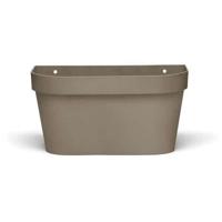 Wandpot - GARDEN ID Star - Taupe 36 x 16 cm - Waterreserve met overloopsysteem - Gerecycled en 100% recyclebaar