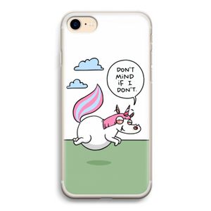 Unicorn: iPhone 7 Transparant Hoesje