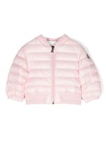 Moncler Enfant veste matelassée Ter à patch logo - Rose