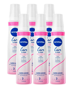 Nivea Care & Hold Soft Touch Caring Mousse Multiverpakking