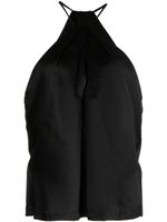 Nili Lotan Edwige silk halterneck blouse - Noir