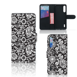 Xiaomi Mi A3 Hoesje Black Flowers