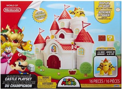 World of Nintendo - Mushroom Kingdom Castle Playset