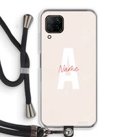 Strawberry Milkshake: Huawei P40 Lite Transparant Hoesje met koord