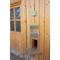 Schuifdeur kippenhok - KERBL - Alu - 43 x 40 cm - Maat L