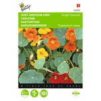 2 stuks Tropaeolum majus Enkelbloemig Mengsel - thumbnail