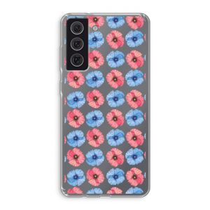 Klaproosjes: Samsung Galaxy S21 FE Transparant Hoesje