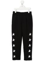 Golden Goose Kids pantalon de jogging à logo - Noir