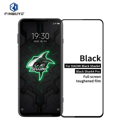 Voor Xiaomi Black Shark 4 / 4 Pro PINWUYO 9H 2.5D Full Screen Tempered Glass Film (Zwart)