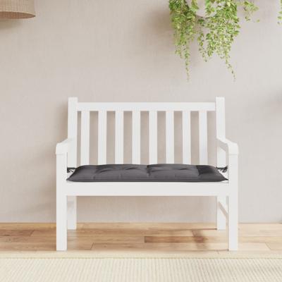 VidaXL Tuinbankkussen 100x50x7 cm oxford stof antracietkleurig