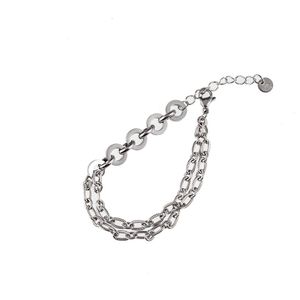 Go Dutch Label Chain Armband Zilver