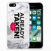 Apple iPhone SE | 5S | Siliconen hoesje | met naam Already Taken White