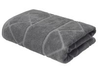 LIVARNO Douchehanddoek 70 x 140 cm (Grijs/geruit)
