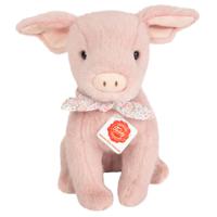 Knuffeldier varken/biggetje - zachte pluche stof - premium kwaliteit knuffels - roze - 23 cm - thumbnail