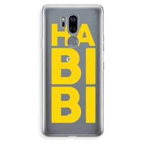 Habibi Blue: LG G7 Thinq Transparant Hoesje