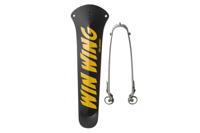 Ass Savers Win Wing Road Logo Achterspatbord - Zwart/Geel