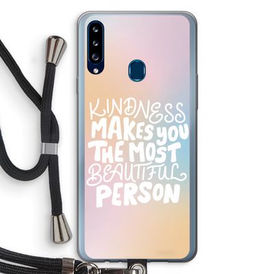 The prettiest: Samsung Galaxy A20s Transparant Hoesje met koord