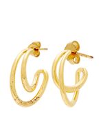 Charlotte Chesnais petites boucles d'oreilles Initial