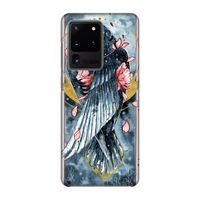 Golden Raven: Volledig geprint Samsung Galaxy S20 Ultra Hoesje