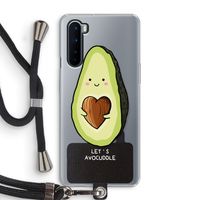 Avocuddle: OnePlus Nord Transparant Hoesje met koord