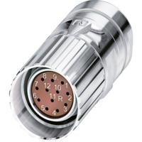 M23 Feedbackconnector 1619633 CA-12F2N8A85DU Zilver Phoenix Contact Inhoud: 1 stuk(s)