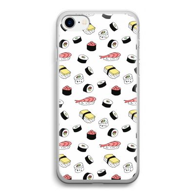 Sushi time: iPhone SE 2020 Transparant Hoesje
