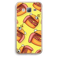 Hamburger: Samsung Galaxy J3 (2016) Transparant Hoesje