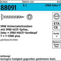 SPAX SPAX Seko-T 880919209060070 Verzonken schroeven 6 mm 70 mm T-STAR plus RVS A2 100 stuk(s)