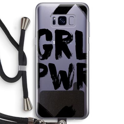 Girl Power #2: Samsung Galaxy S8 Plus Transparant Hoesje met koord