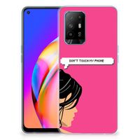 OPPO A94 5G | Reno5 Z Silicone-hoesje Woman Don't Touch My Phone