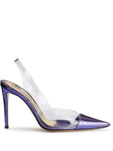 Alexandre Vauthier escarpins à fini métallisé 105 mm - Bleu