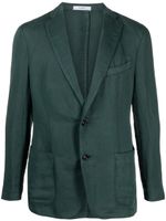 Boglioli blazer cintré à simple boutonnage - Vert - thumbnail