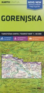 Wandelkaart - Fietskaart Gorenjska | Kartografija