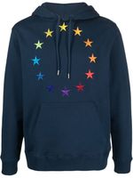 Etudes hoodie en coton à broderies - Bleu